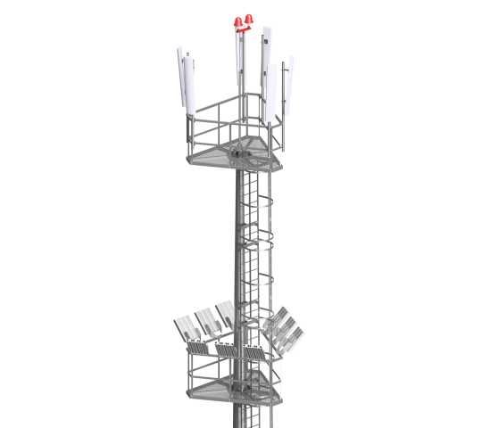 Мачты сотовой связи, 蜂窝通信基站天线塔, Cellular Machts,