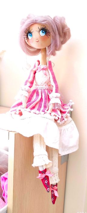 Кукла София. Текстилна мека кукла. ръчна изработка.