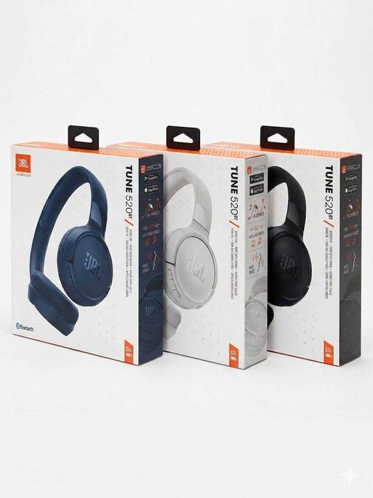 НОВЫЕ Оригинальные JBL Tune 520BT — 3 цвета в наличии!