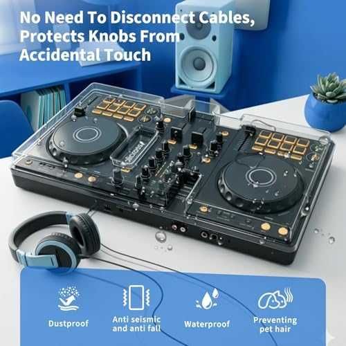 Нов Pioneer DDJ-FLX4 прозрачен защитен капак против прах за DJ контролер