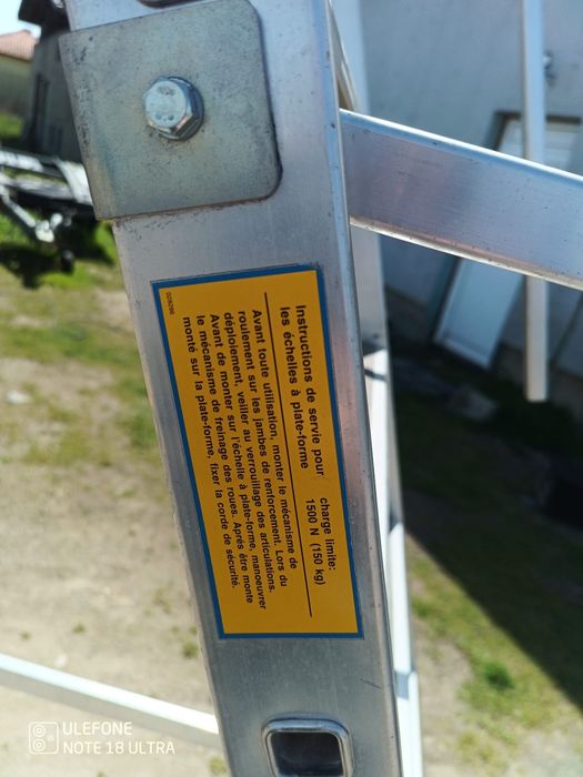 Професионални алуминиеви стълби 2 броя ZARGES 41209 и Zarges 41205