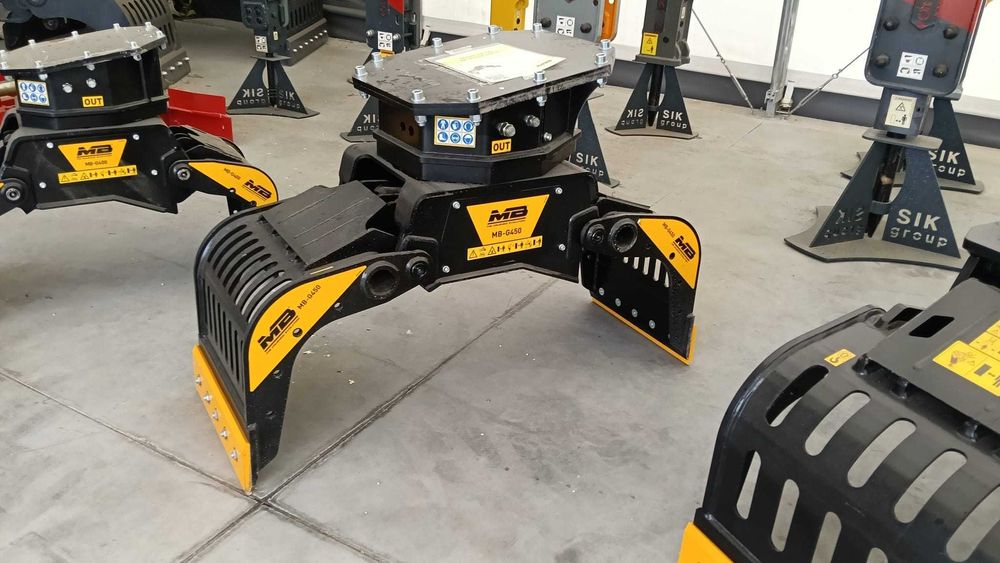 Graifer de sortare MB Crusher pentru excavatoare – toate modelele