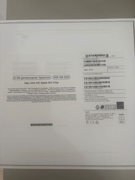 Apple Mac Mini M2 - 8 GB / 256 GB