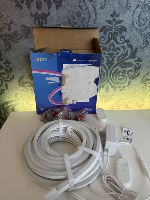 Banda Led Smart flexibila Lepro n1 , 10 m