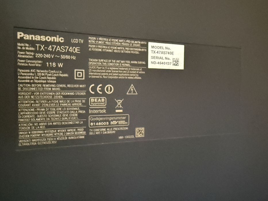 Телевизор Panasonic 47