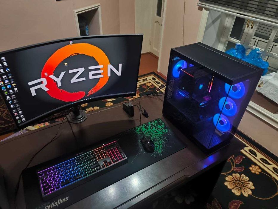 Игровой компьютер RTX 4070 SUPER, AMD Ryzen 7 7800X3D