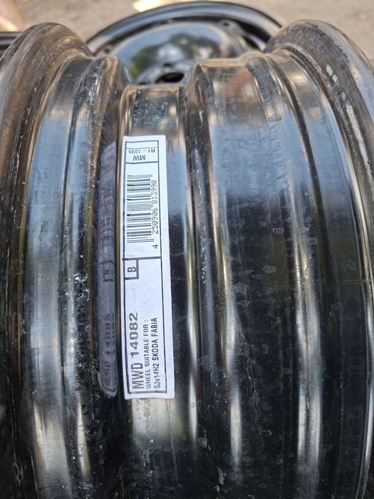 4бр. 14" 5Х100мм, 5x100mm Seat, Skoda, VW Polo