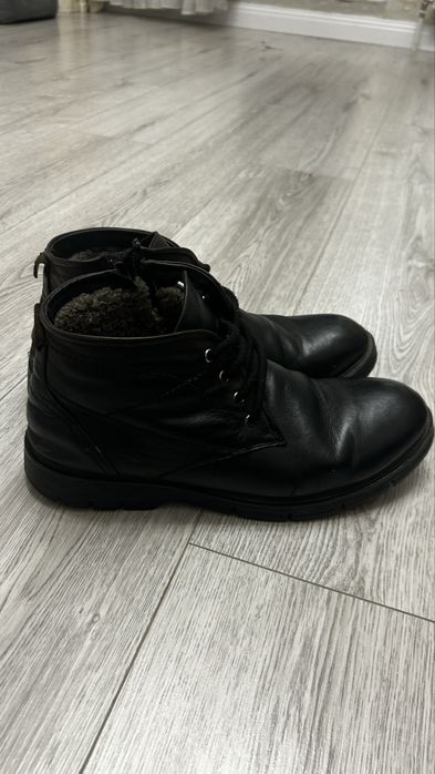 Сапоги натуральная кода и мех 42 рр