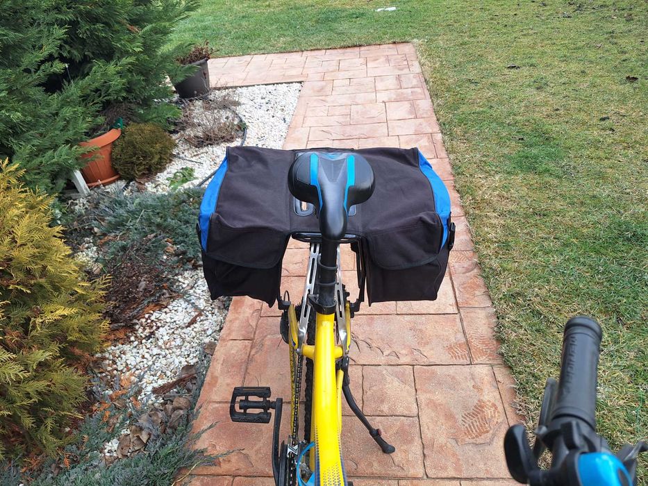 Set Genți Portbagaj M-Wave Amsterdam Double Albastru/Negru