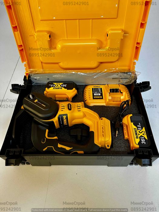 Акумулаторна Резачка DeWalt 36v 8Ah Девалт кастрачка с резервоар 30см