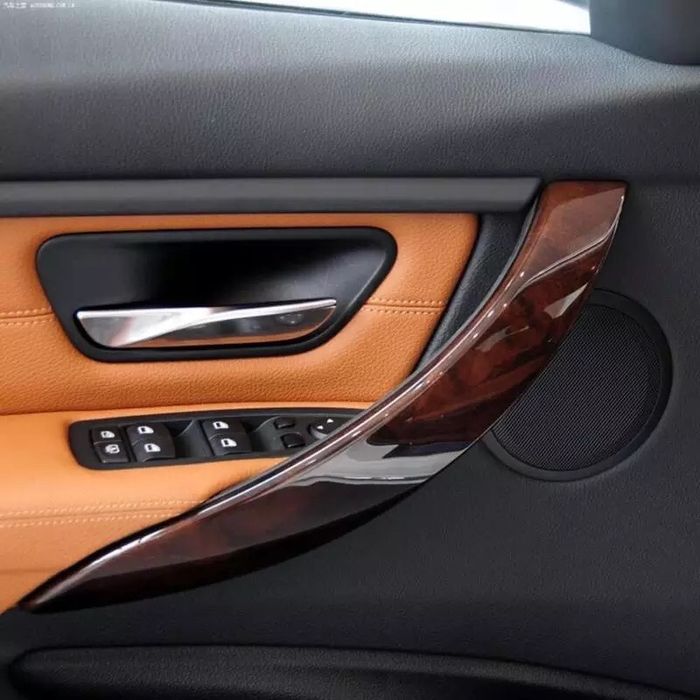 Set Mânere fata spate dreapta usa interior negru crem Bmw 3 4 F30 F31