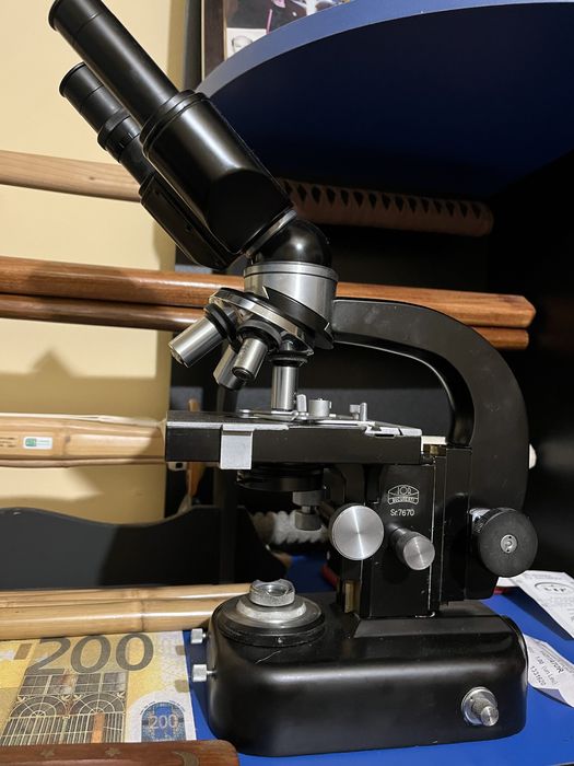 Microscop didactic IOR Bucuresti binocular stare perfecta