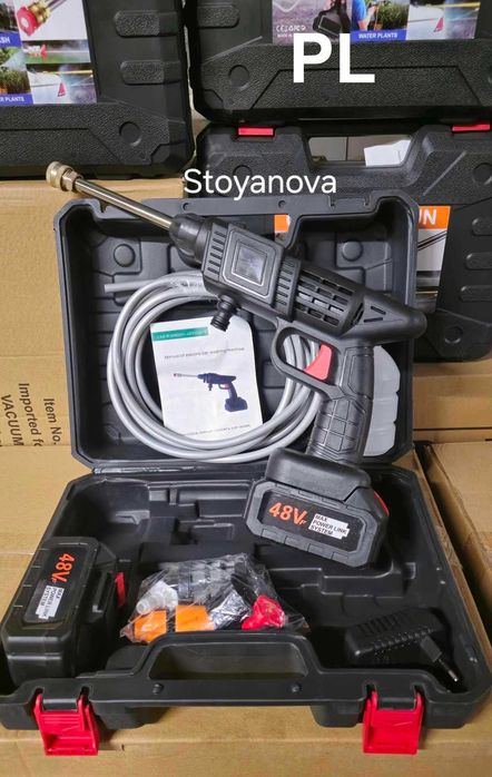 Акумулаторна водоструйка 48V с 2 батерии