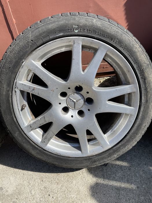 Jante aliaj Mercedes R17 + cauciucuri 5 x 112