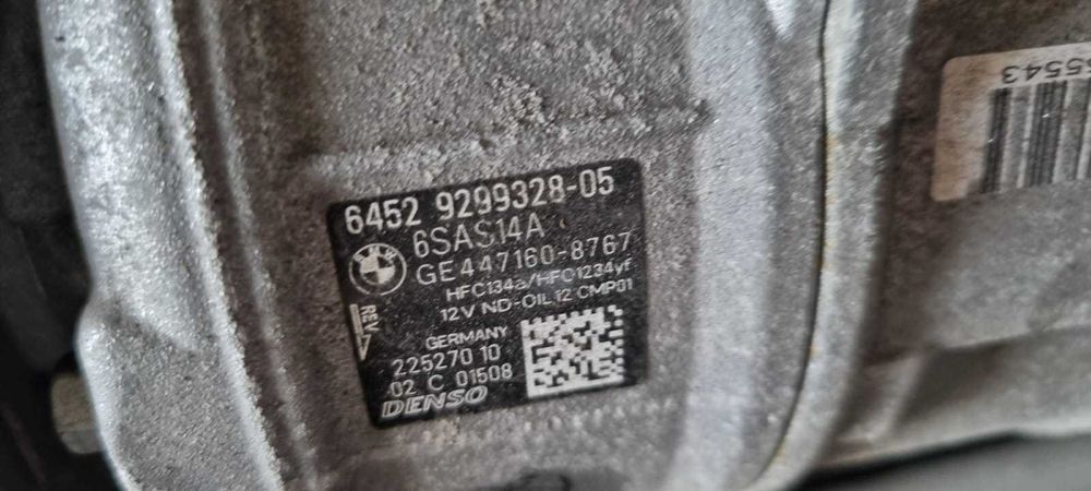 Compresor clima BMW cod 9299328 B47 190 cai
