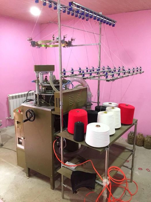 Оборудование для производства шапок, каждые 3мин/1шапка