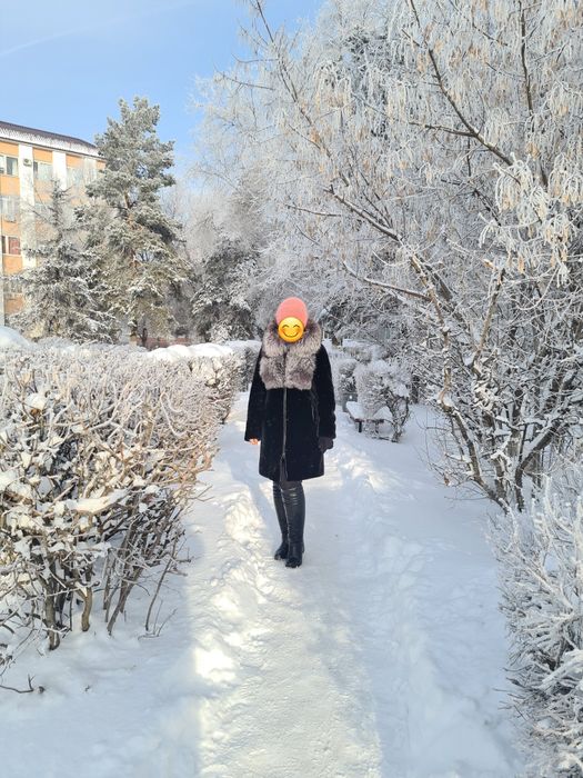 Тёплая шуба, мутон 48 размер