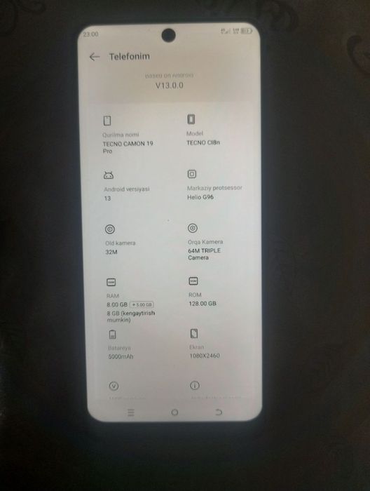 Tecno camon 19 pro