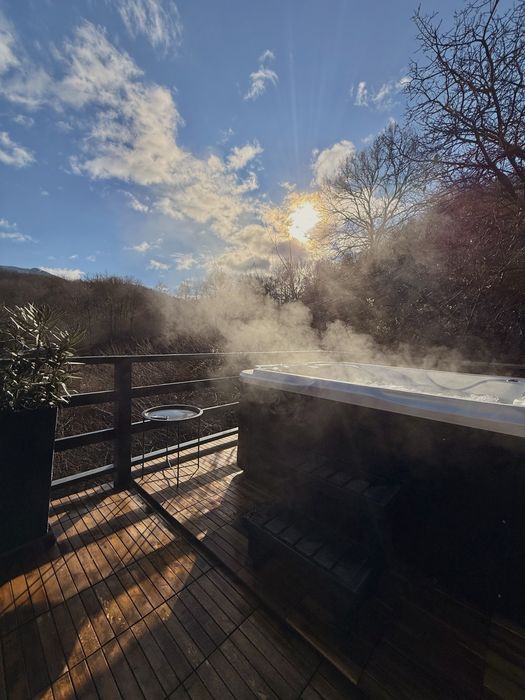 Cabana suspendata de inchiriat