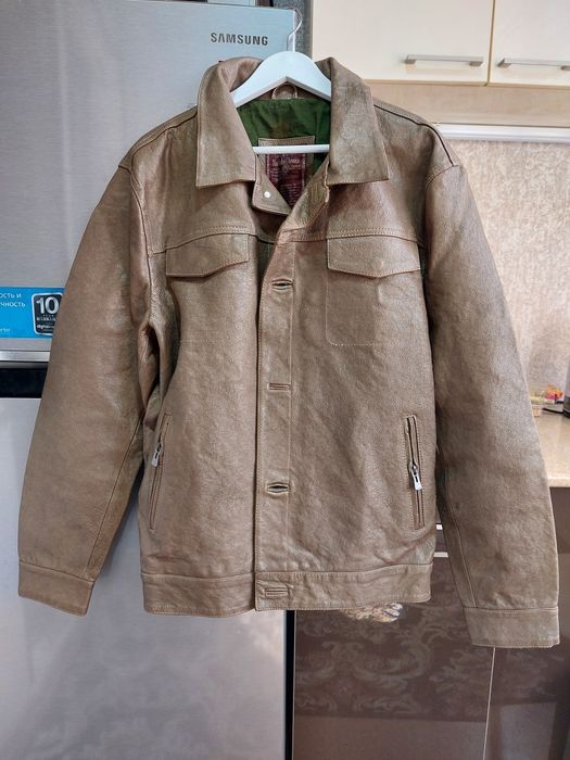 Кожаная куртка мужская