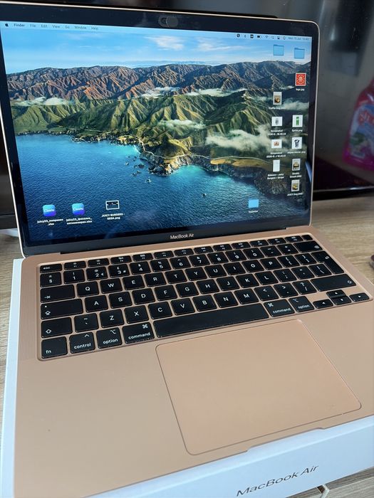 Apple MacBook Air 13" (2020) - Златен, пълен комплект
