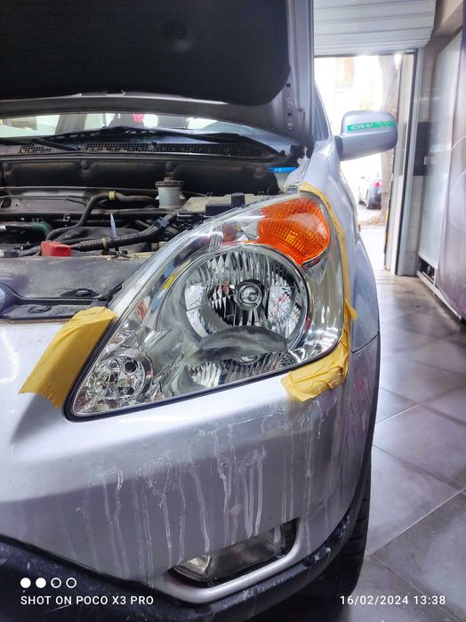 Химическо полиране на фарове.