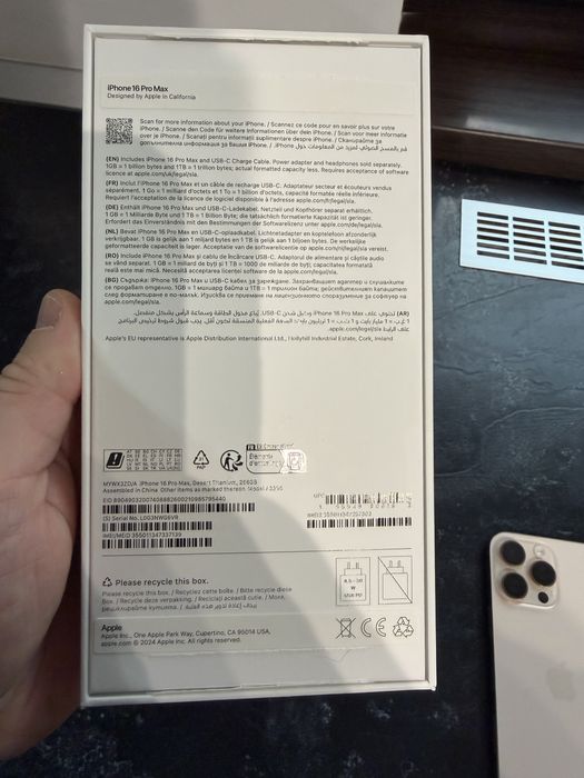 Iphone 16 pro max 256 desert titanium impecabil, garantie