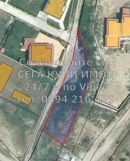 Панорамен имот 870м2 сред къщи, ток и вода до к-кс Беркут - код 61646