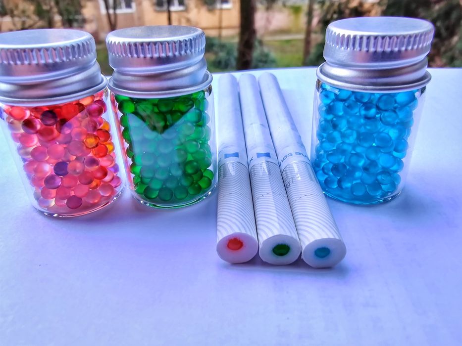 Capsule mentolate filtru țigări click mentolat arme fructe cafea