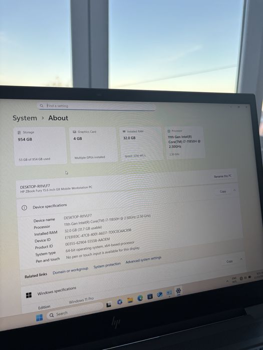 Laptop HP ZBOOK Fury 15 G8