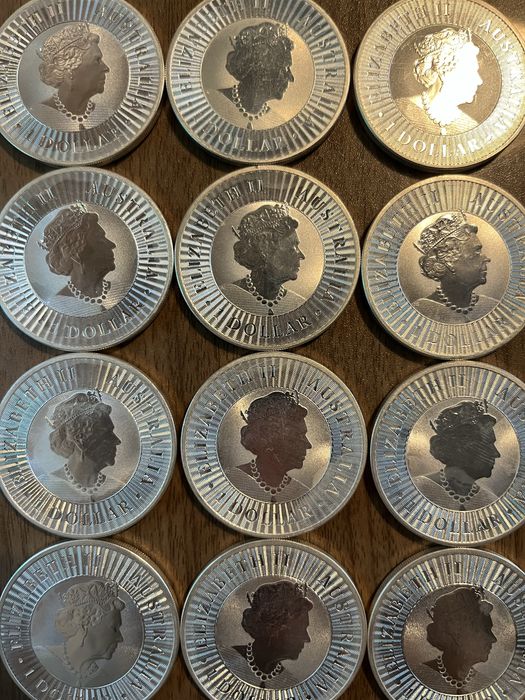 Monede ARGINT puritate maxima (9999) 1 oz / uncie troiana (31.1g)