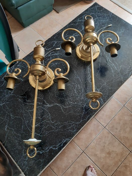 Set aplice alama, fiecare cu 2 brate , cu inaltime 46cm