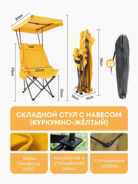 Складные стулья для пикника.