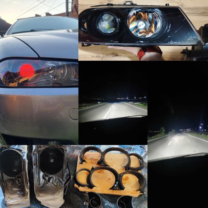Монтаж Angel Eyes/Bi-Led/Смяна/Полиране/рефлектори лупи/Alfa Romeo 159