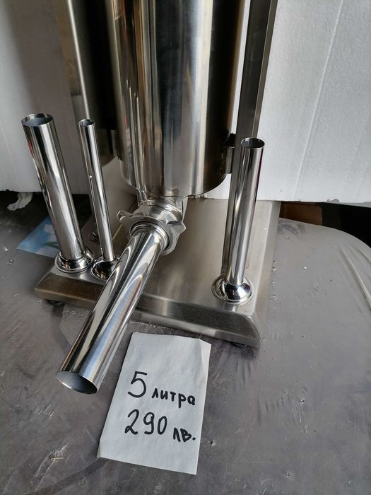 Пълначка за месо, колбаси 7 и 10 л..- месобъркачка пълначка