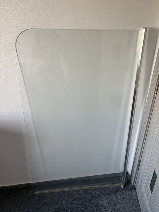 Cadă duș 170x70 cu paravan de sticlă