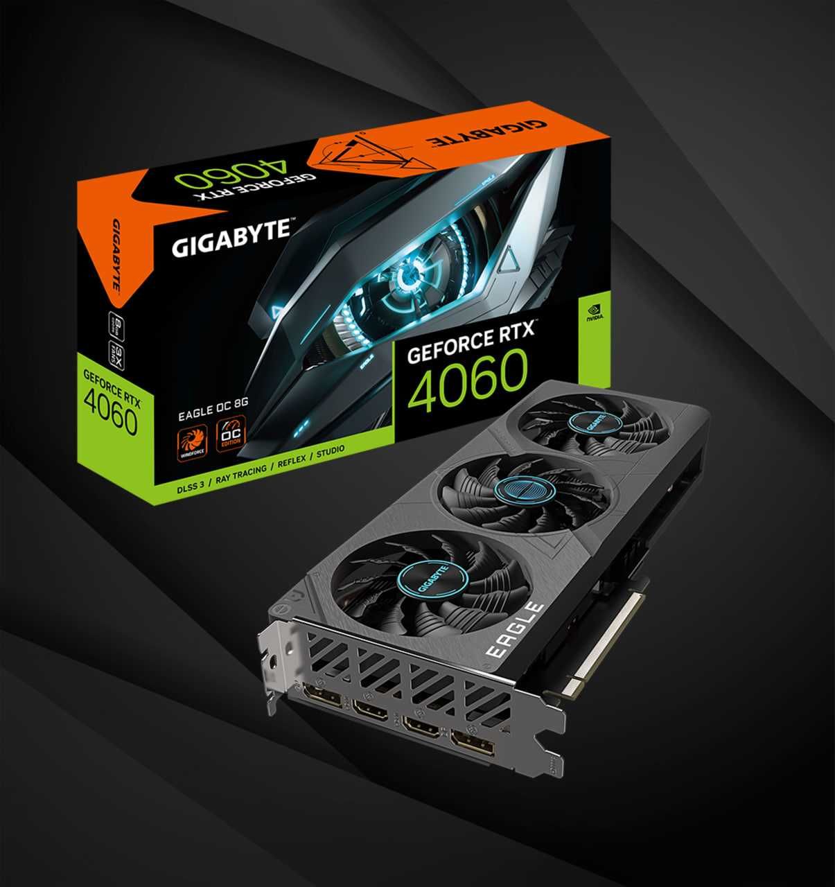 Gigabyte rtx 4060 eagle oc. Видеокарта Gigabyte GEFORCE RTX 4060 Eagle OC. Видеокарта Gigabyte GEFORCE RTX 4060 Eagle OC (GV-n4060eagle OC-8gd), Retail.