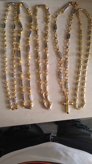 Мъжки позлатени бижута с 14карата златно покритие