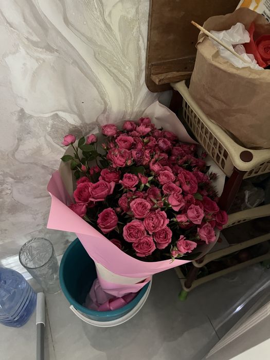 Букеты цветы разные свежие