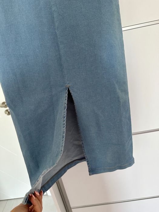 Дънкова дълга рокля