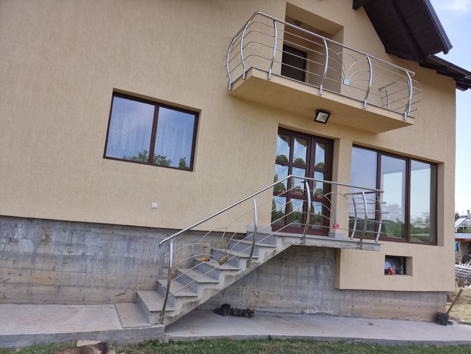 Balustrade inox/modele cu lemn