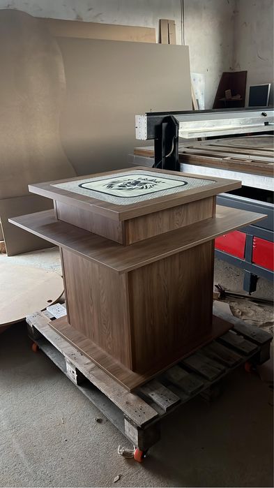 Masa de remi personalizata cu logo tau | mese remi personalizate CustomTables.eu stoc