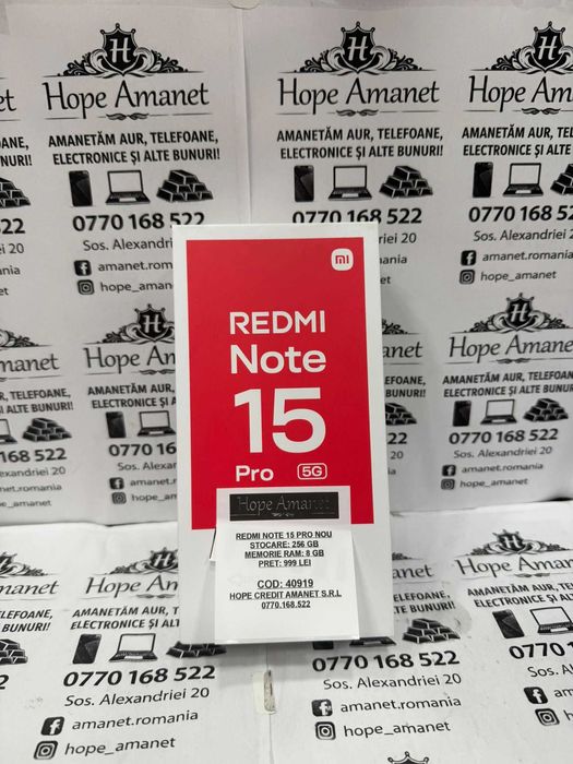 Hope Amanet P1/ REDMI Note 15 Pro 5G/COD 40919