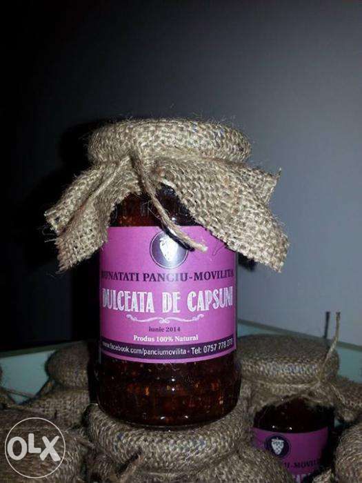 Dulceata de capsuni capsune- de casa, 100% naturala
