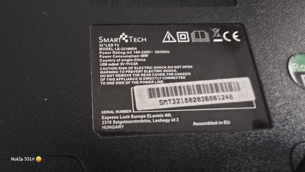 TV led smart 80 cm diagonala YouTube smart tech