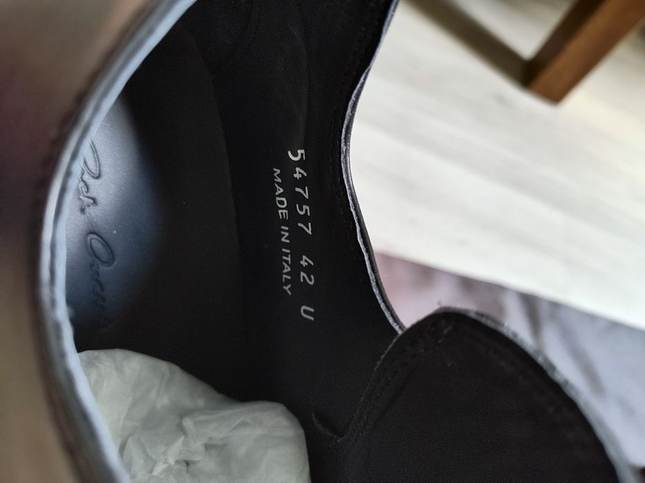 Rick Owens Ramones low leather 42