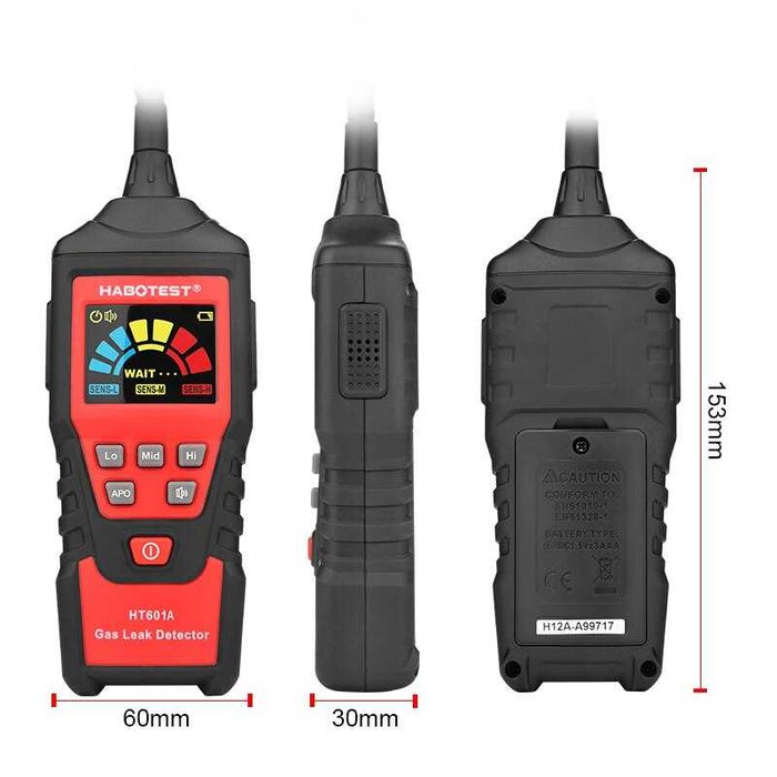 Детектор утечки горючих газов. Пропан, Метан, Этан, Бутан,  спирт др