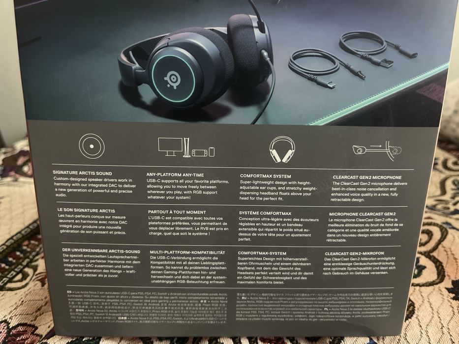 Наушники SteelSeries Arctis Nova 3 черный
