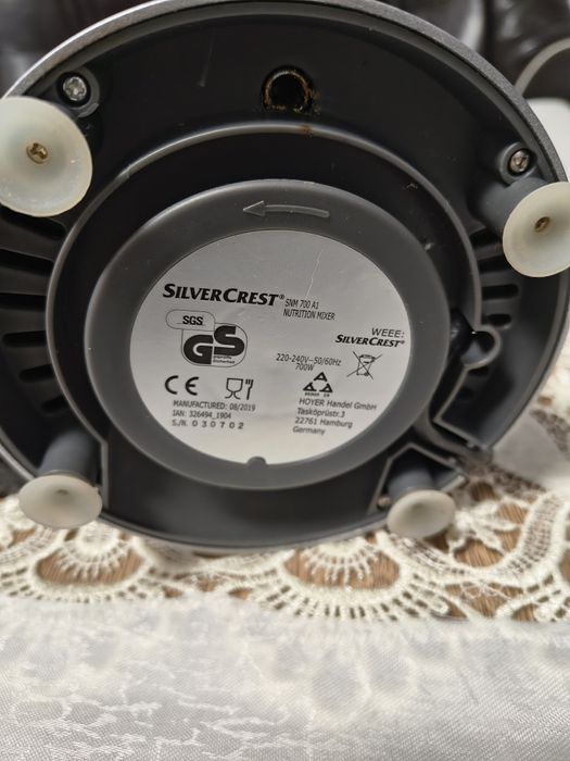 Блендер немски, с един буркан 800мл., SilverCrest, 35евро