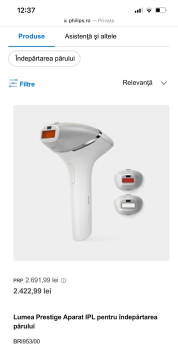 Philips Lumea BRI953 NOU!